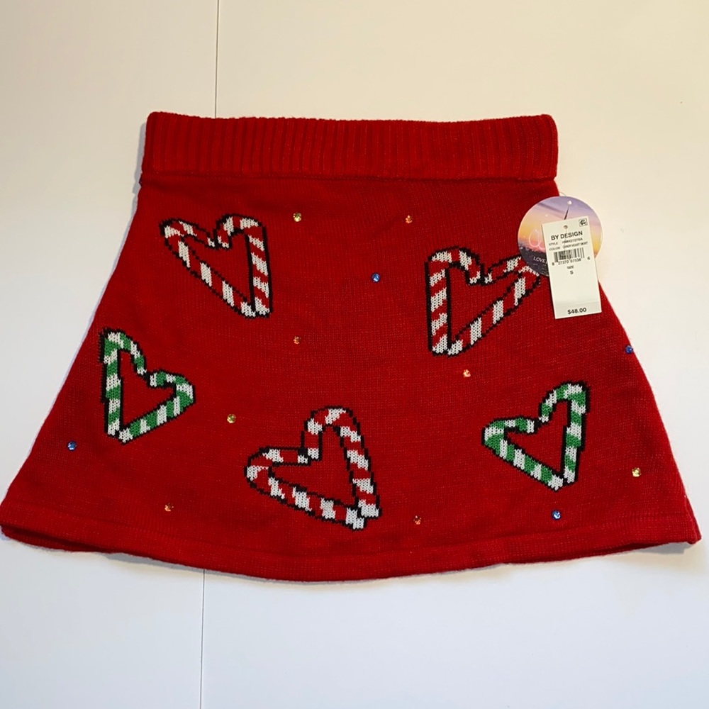 🔥NWT!  Love By Design - Holiday Mini Sweater Skirt - Size Small